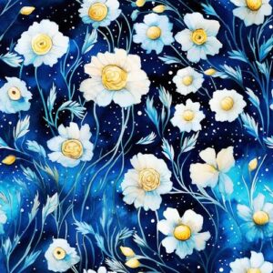 Starry Night Flowers