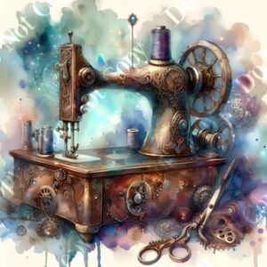 Metal Sewing Machine 002