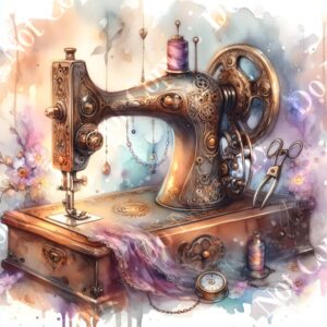 Metal Sewing Machine 005
