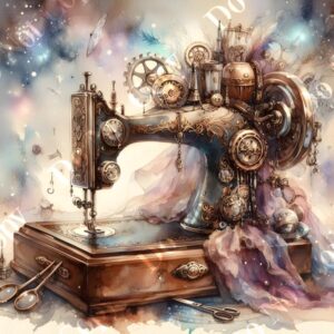 Metal Sewing Machine 007
