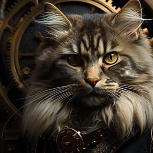 Steampunk Cat 005