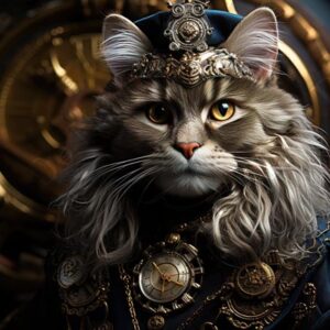 Steampunk Cat 020