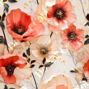 Alcohol Ink Flower Medley 006
