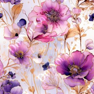 Alcohol Ink Flower Medley 009