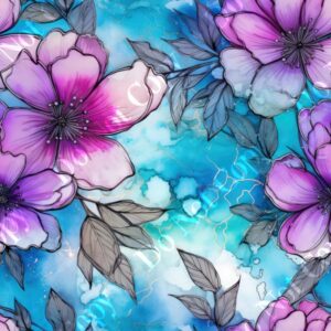 Blue Flower Power 004