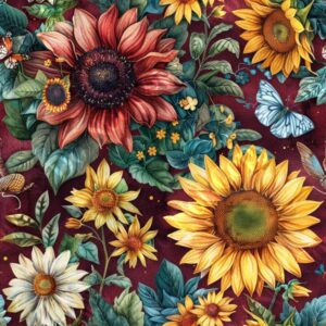Golden Sunflower 005