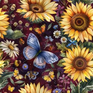 Golden Sunflower 009