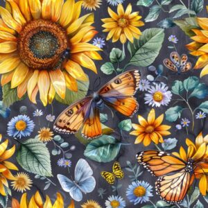 Golden Sunflower 022