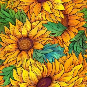 Vibrant Sunflower 001