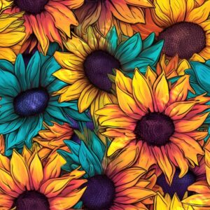 Vibrant Sunflower 003
