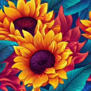 Vibrant Sunflower 010