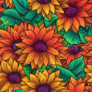 Vibrant Sunflower 011