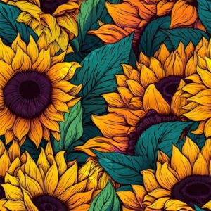 Vibrant Sunflower 012