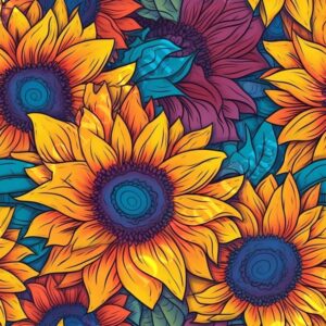 Vibrant Sunflower 014