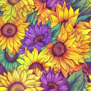 Vibrant Sunflower 015