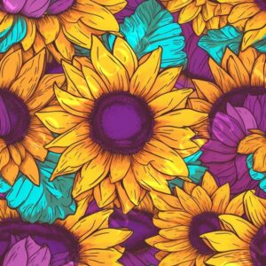 Vibrant Sunflower 019