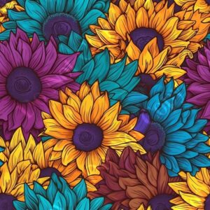 Vibrant Sunflower 020