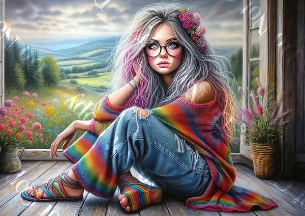 Hippy Girl 004