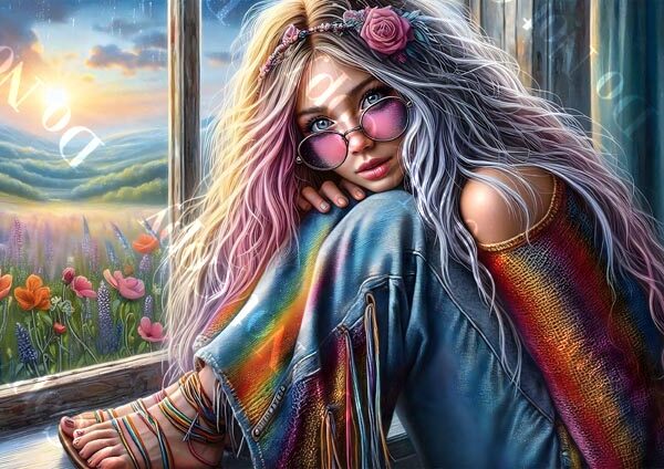 Hippy Girl 005
