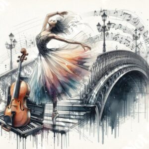 Ballerina Violin 007