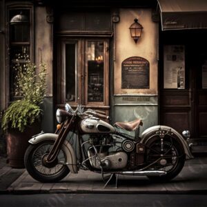 Retro Motorbike Town 006