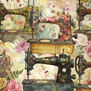Sewing Floral 018