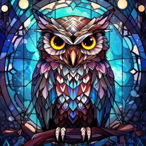 Stained Glass Animals 005