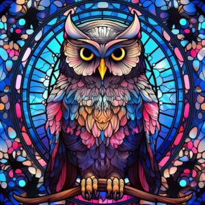 Stained Glass Animals 006