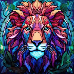 Stained Glass Animals 007