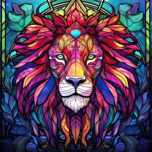 Stained Glass Animals 008