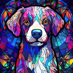 Stained Glass Animals 012