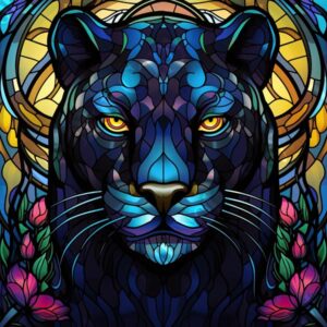 Stained Glass Animals 013