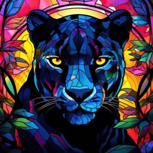 Stained Glass Animals 014