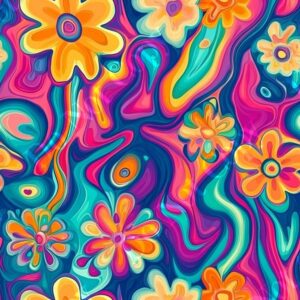 Psychedelic Flowers 003