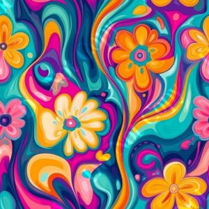 Psychedelic Flowers 005