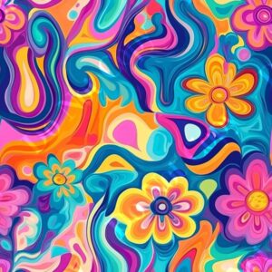 Psychedelic Flowers 007