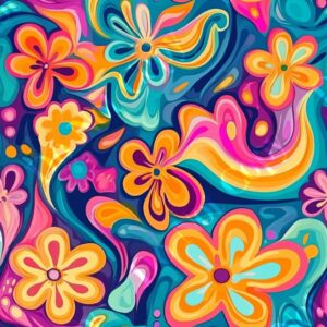 Psychedelic Flowers 009