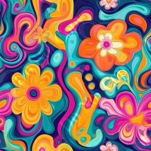 Psychedelic Flowers 012