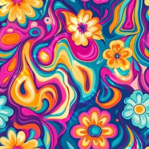 Psychedelic Flowers 016