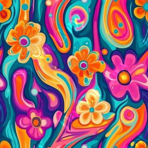 Psychedelic Flowers 017