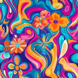 Psychedelic Flowers 018