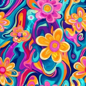 Psychedelic Flowers 021