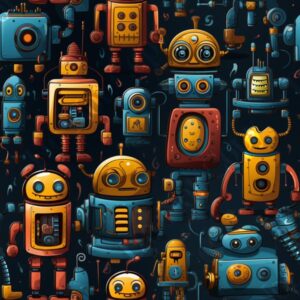 Cartoon Robots 003