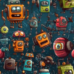 Cartoon Robots 006