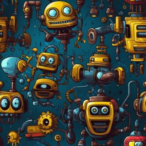 Cartoon Robots 010