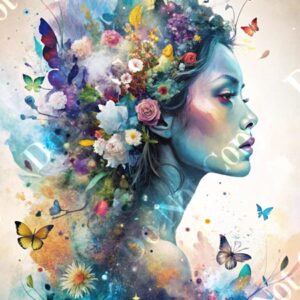 Vintage Floral Collage 007