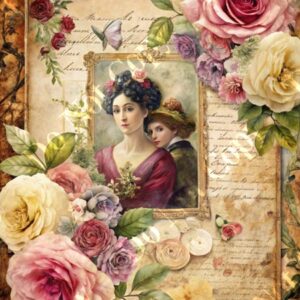 Vintage Floral Collage 010