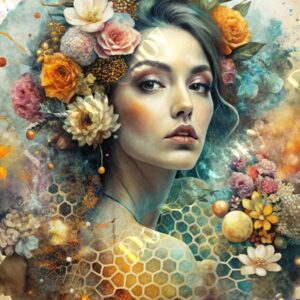 Vintage Floral Collage 017