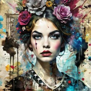 Vintage Floral Collage 022