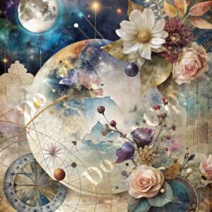 Vintage Floral Collage 026